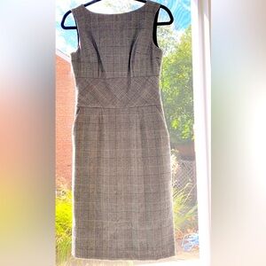 Banana Republic Wool Plaid Business Dress